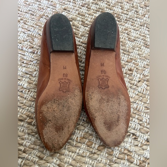 Vintage leather Italian made open toe shoe - Picture 5 of 5